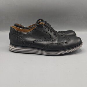 Cole Haan Oxford Wing Tip Black Leather C23428 Men’s